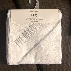 Rae Dunn baby towel